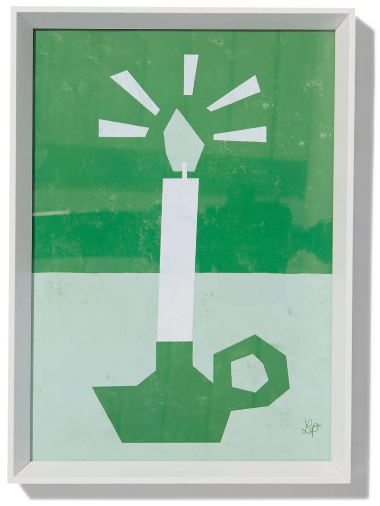 HEMA Fotolijst Hout 21x29.7 Facetrand Wit (wit)
