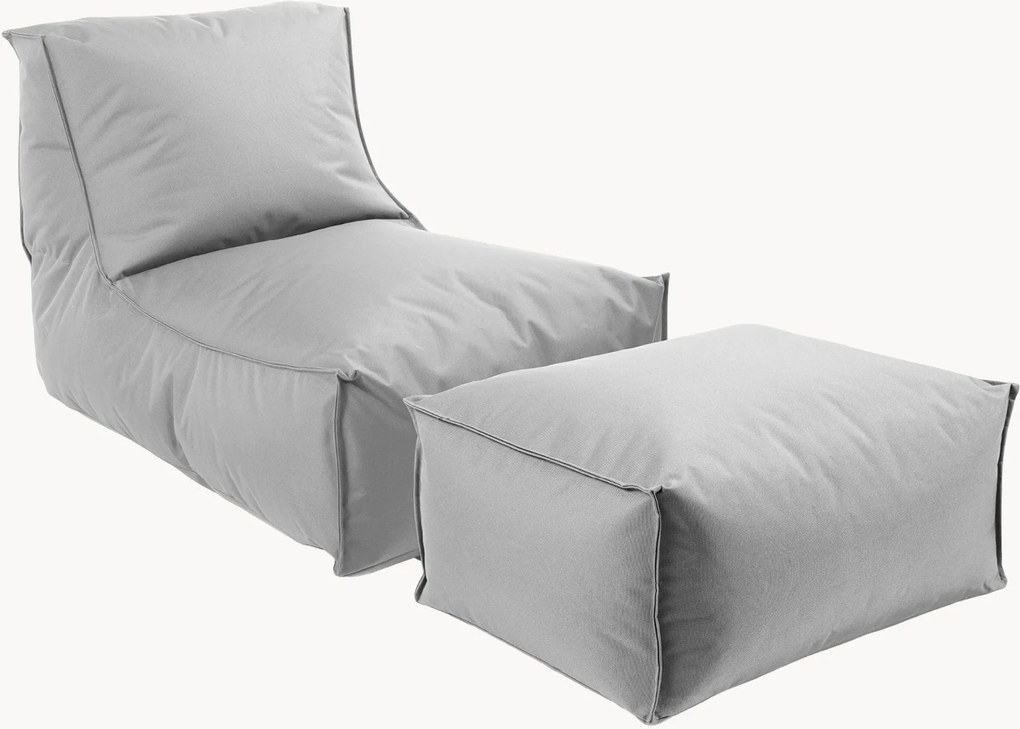 Outdoor zitzak Lounger Der Sundowner met poef