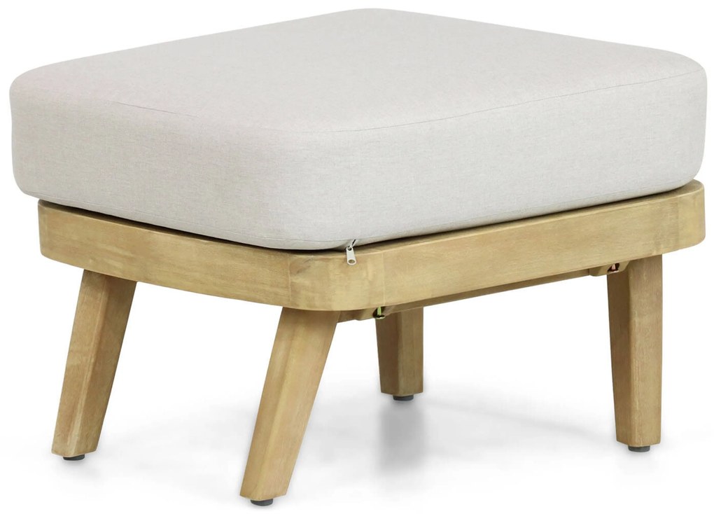 Bistroset 1 persoon Teakhout/rope Naturel teak Coco Napoli
