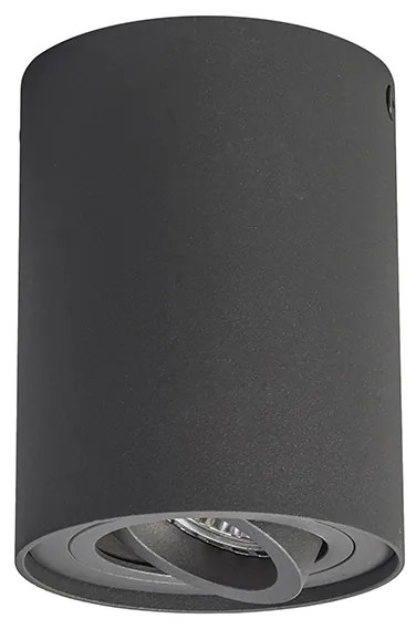 Set van 6 spots donkergrijs draai- en kantelbaar - Rondoo up