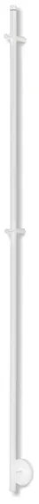 Vasco Spike Elektrische Handdoekradiator - 151.5cm hoog - 35Watt - RAL 9016 - mat wit 118440115159016