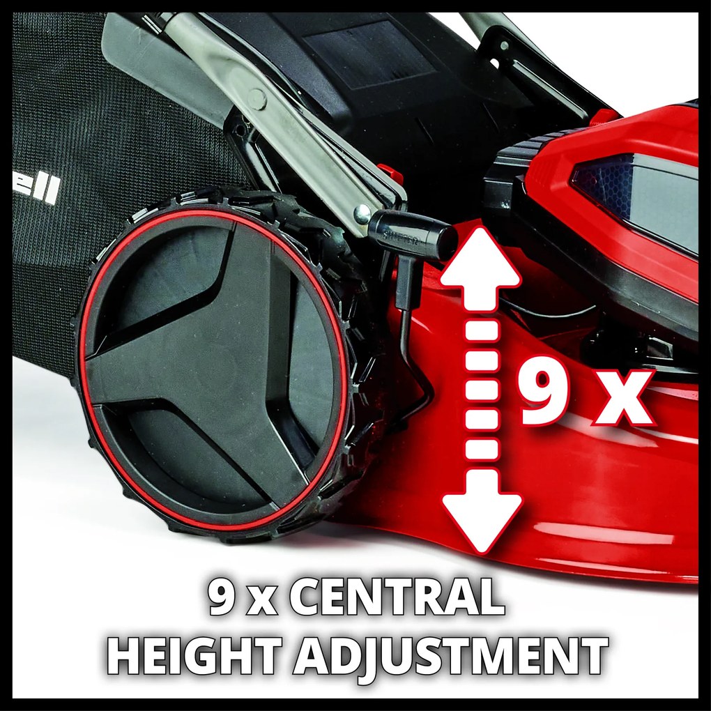 Einhell GP-CM 36/47 S  Li BL Kit 4.0 Ah - Accu Grasmaaier -Ø47 cm - 4 accu's - Power X-Change