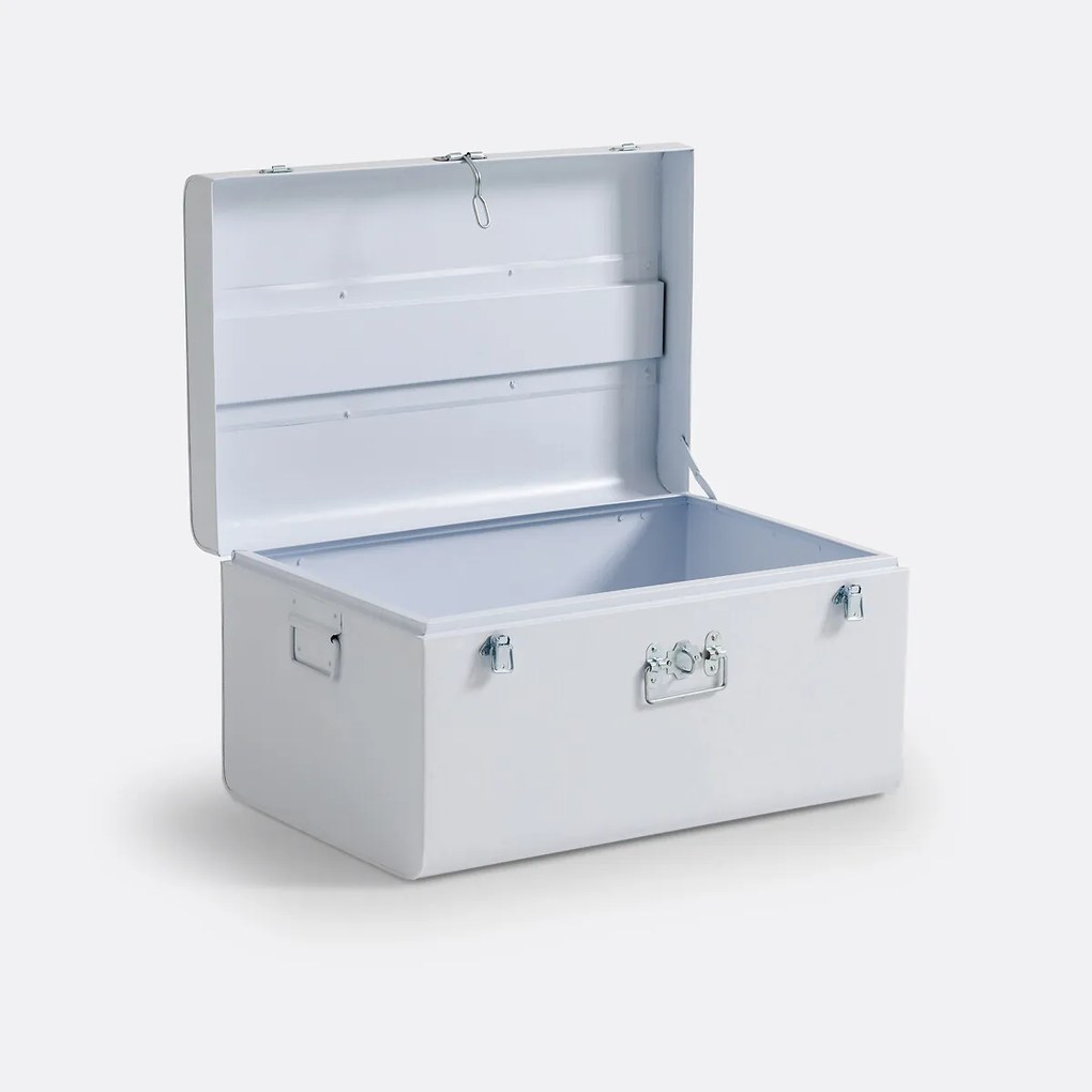 Koffer in staalmetaal, Masa