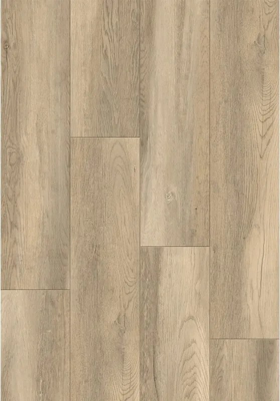 Mexen Modesto vinyl panelen 1227 x 187 mm LVT Dryback 2,5 mm, PVC onderlaag, 4 V-groef, Eik - F1403-1227-187-255-4V1-01