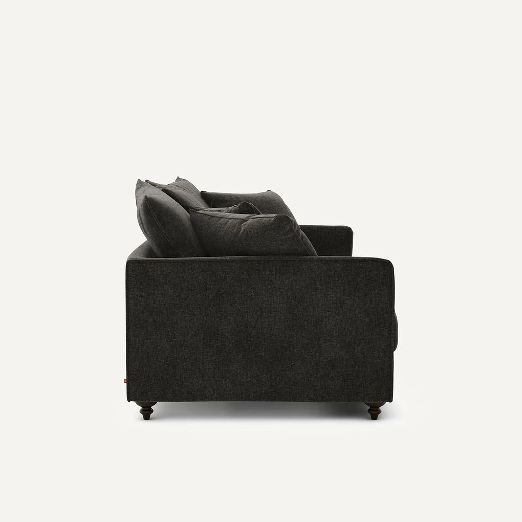 Compacte slaapbank, chenille fluweel, Lazare