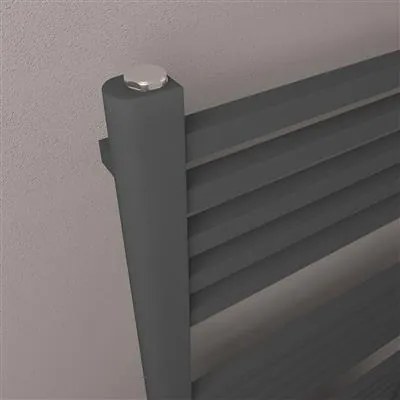 Eastbrook Rion handdoekradiator 50x120cm 649W antraciet