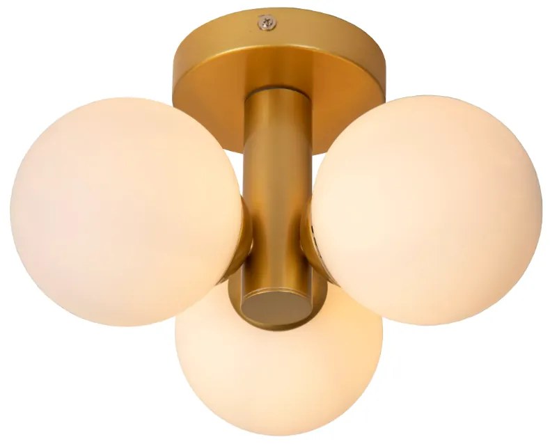 Lucide Trudy plafondlamp 3x40W goud mat