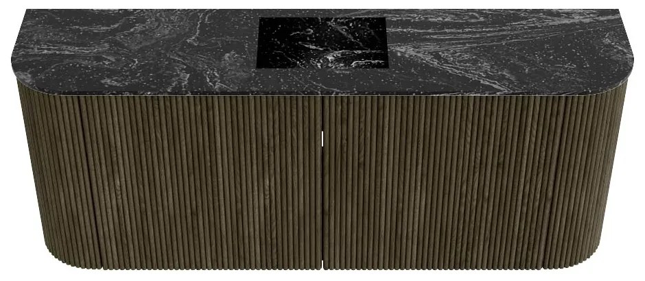 Mondiaz Joya DLux 105cm toiletmeubel ronding links/rechts shadow met wastafel faye midden 1 kraangat lava