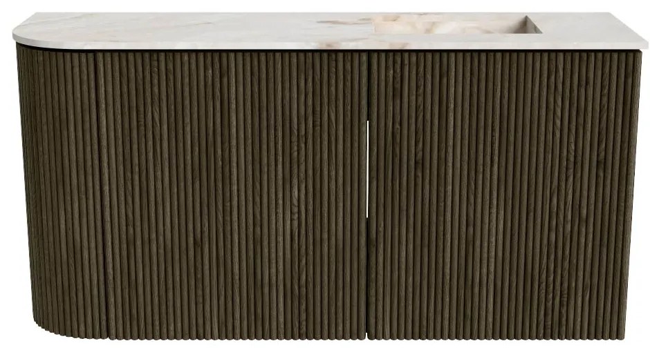 Mondiaz Joya DLux 80cm toiletmeubel ronding links shadow met wastafel faye rechts zonder kraangat frappe