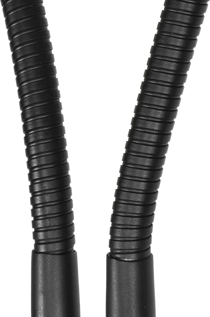 Smart vloerlamp zwart incl. 2 Wifi P45 - Carmen