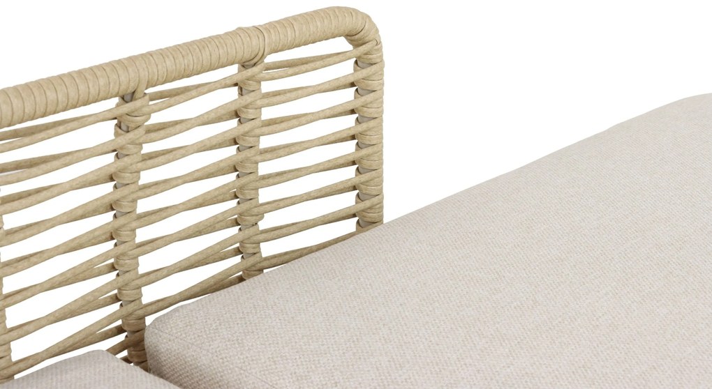 Coco Ibiza Ligbed Aluminium/wicker Taupe