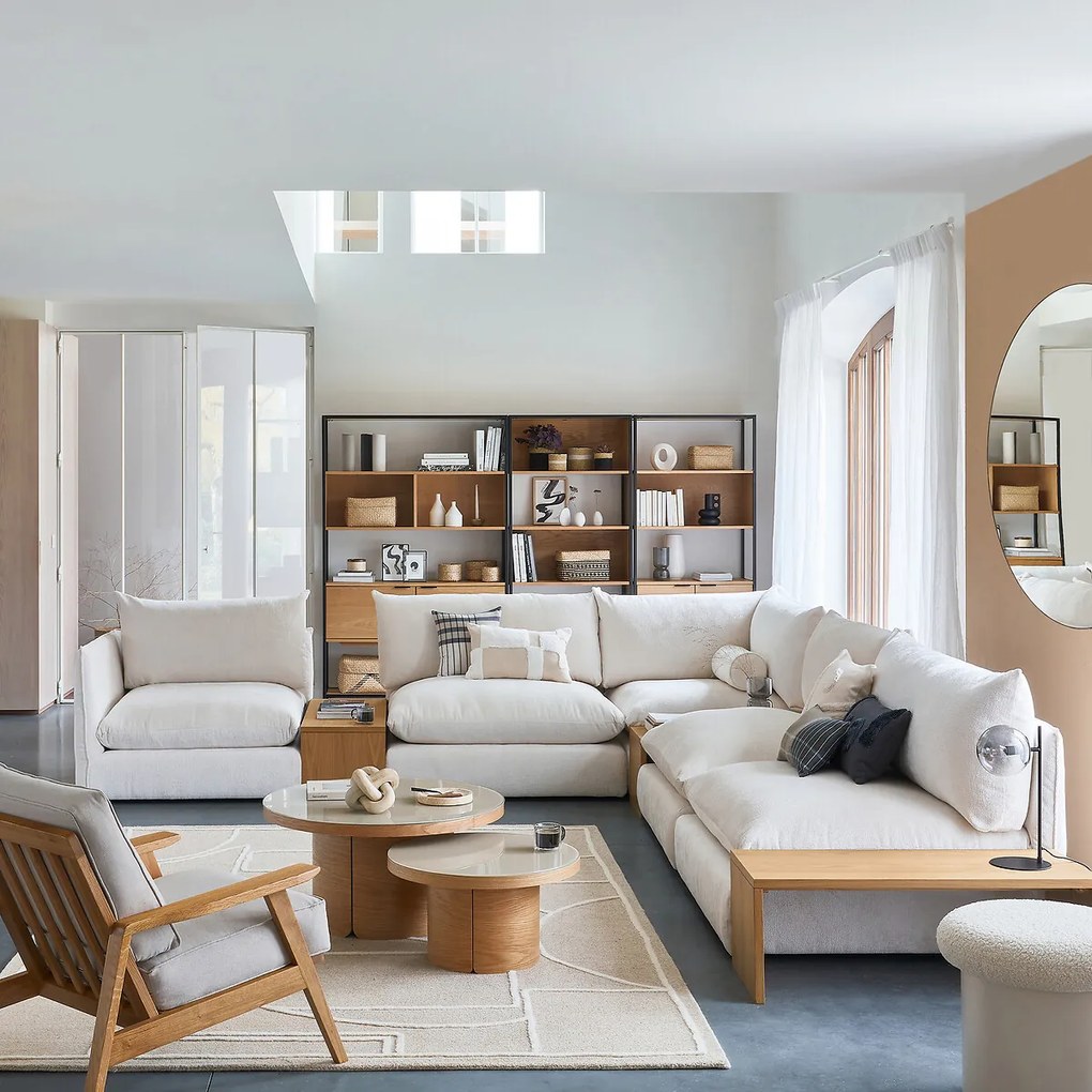 Modulaire bank, getextureerd fluweel, Malo