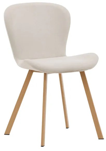 Jörn Eetkamerstoel Margareta - Beige - Linnen - Jörn