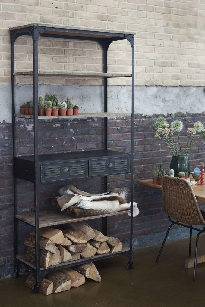 Rootsmann Stellingkast Smal | Zwart