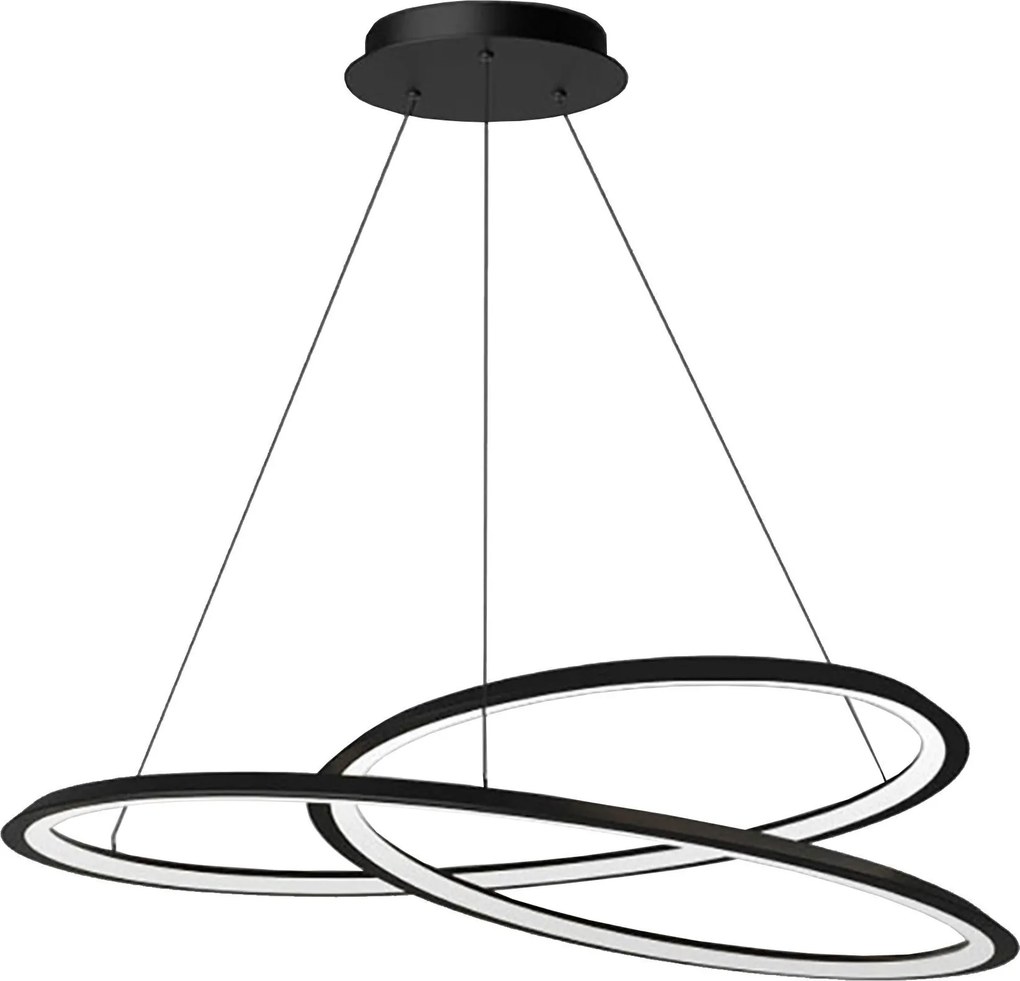 Hanglamp APP1194-CP Zwart