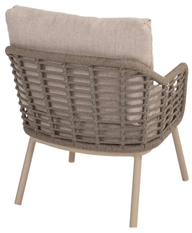 Taste by 4 Seasons Puglia lage tuinset latte met Nevada tafel met keramisch blad 250 cm  Tuinset    taupe weerbestendig