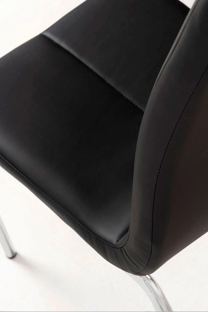 Set 4 Humi Kunstlederen Stoelen