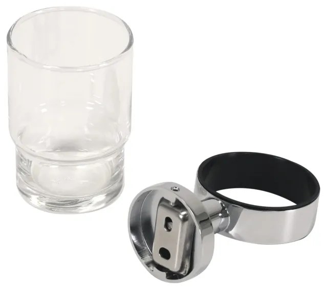 Plieger Vigo glashouder met glas chroom