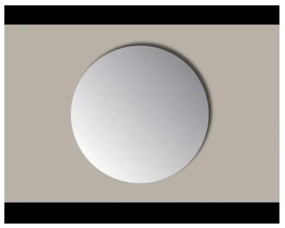 Sanicare Q-mirrors spiegel rond 80 cm zonder omlijsting / PP geslepen SR.800