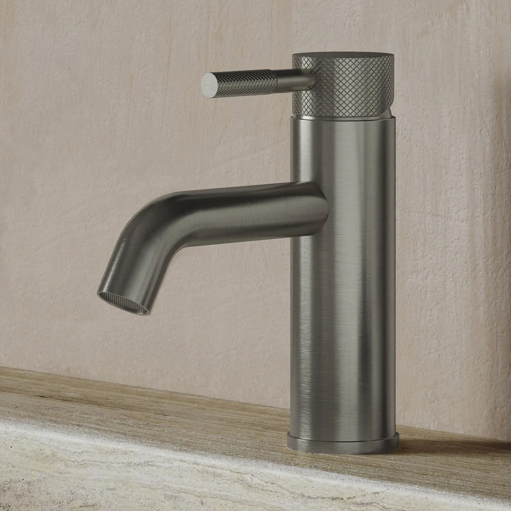 Saniclear Plus Curved wastafelkraan RVS