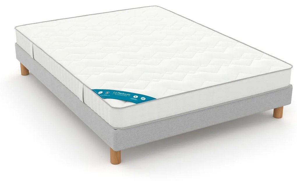 Ensemble matras in mousse met vormbehoud + bedbodem