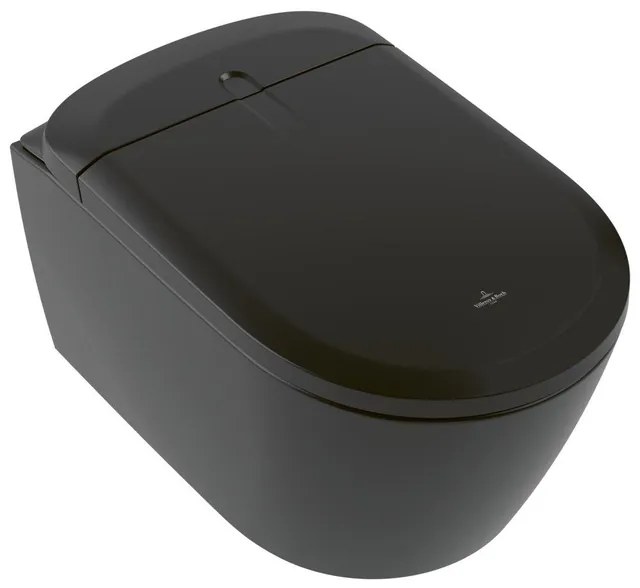 Villeroy & Boch Supreo Douche WC - ladydouche - geurafzuiging - spoelrandloos - pure black v16en2r7