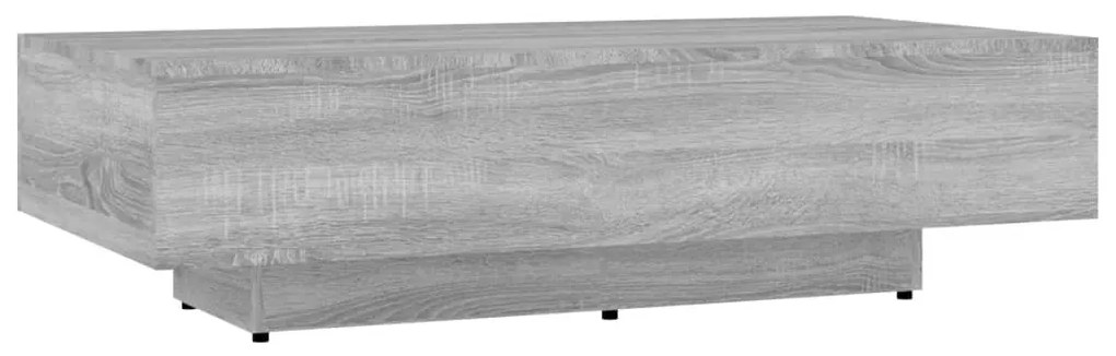 vidaXL Salontafel 115x60x31 cm bewerkt hout grijs sonoma eikenkleurig