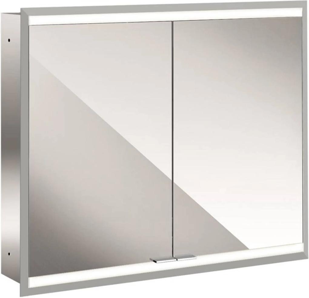 Prime 2 LED Spiegelkast 2 deuren inbouw 80x70 cm