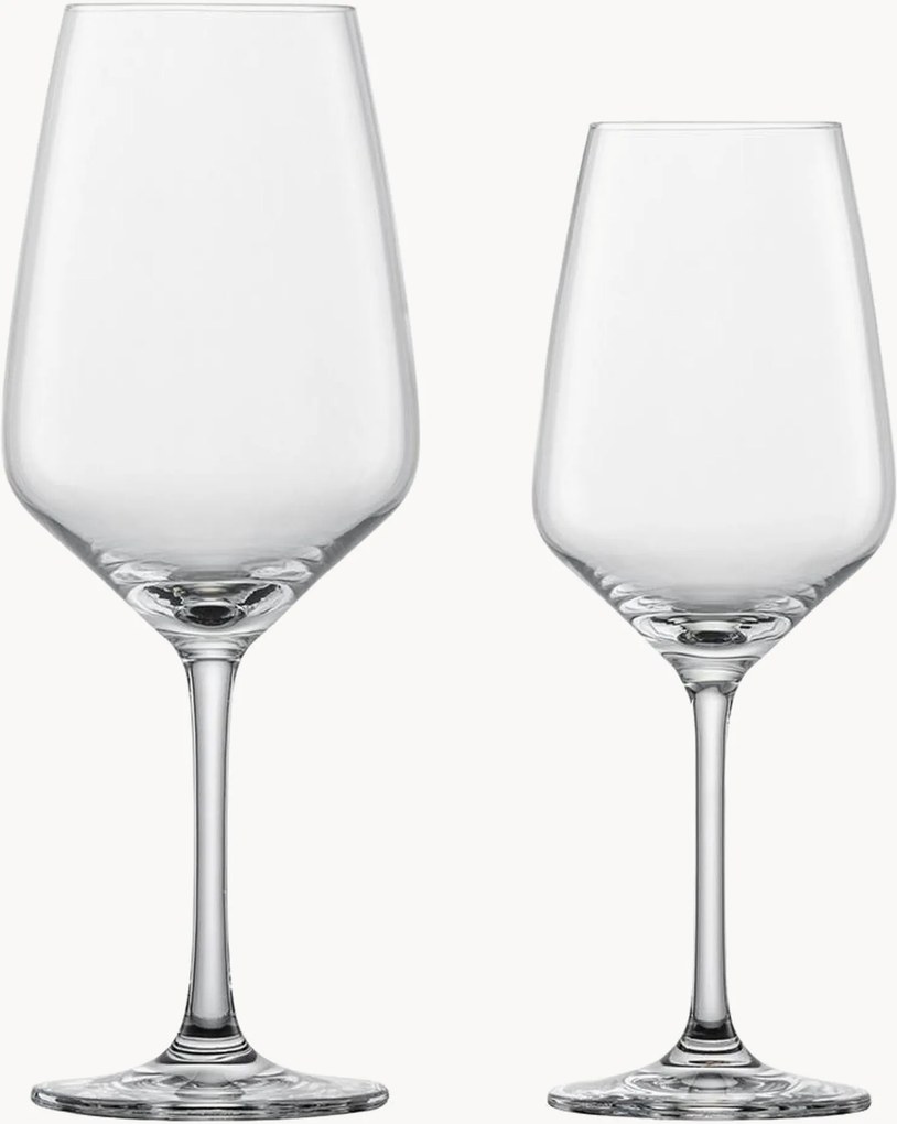 Rode & witte wijnglazen set Tulip, 8-delig