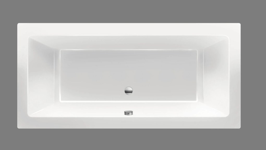 Xenz Society ligbad 190x80x50cm antraciet
