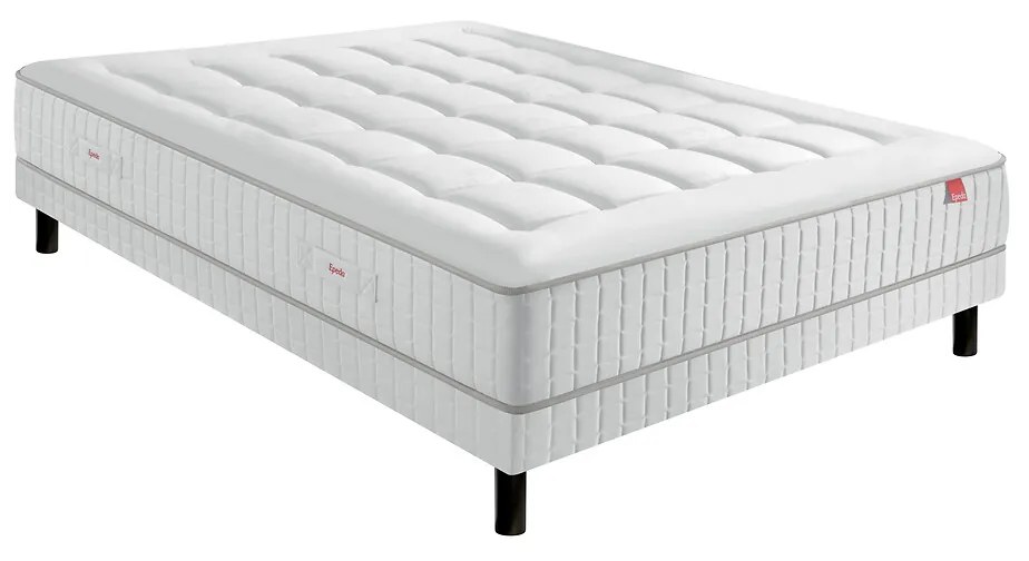 Ensemble matras met veren le Suprême + beddenbodem