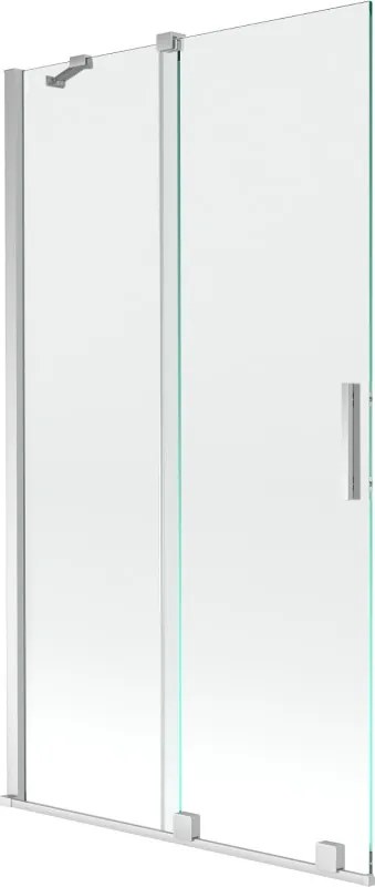 Mexen Velar douchewand 2-delig schuifbaar 100 x 150 cm, transparant, chroom - 896-100-000-01-01