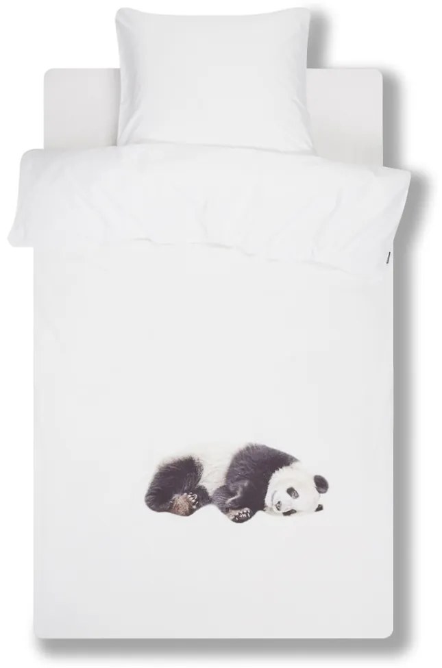Snurk Lazy Panda katoenen dekbedovertrekset 160TC - inclusief kussenslopen