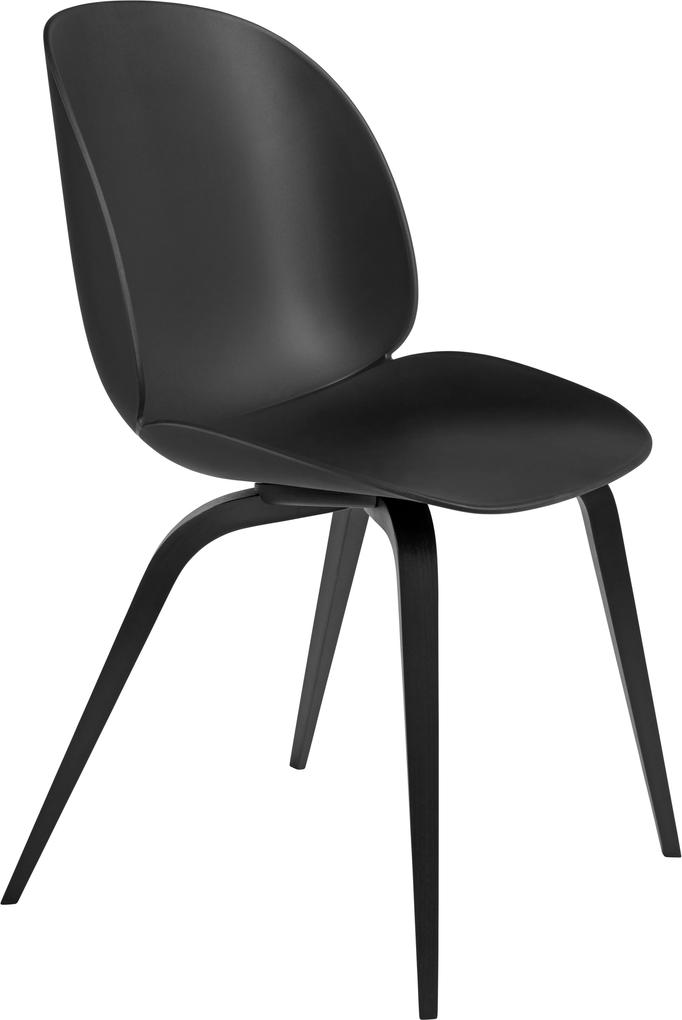 Gubi Beetle stoel met zwart beuken onderstel black