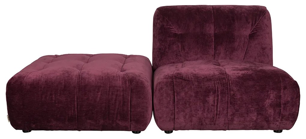 Dutchbone Giada 1 Zits Fauteuil Plum Paars