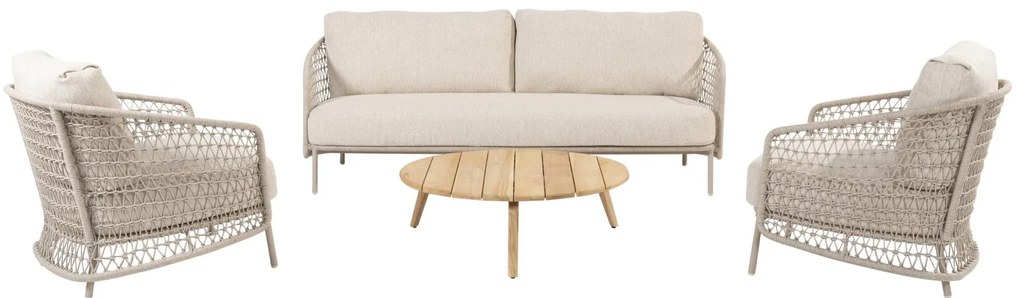 4 Seasons Outdoor Puccini loungeset Sale Loungeset   beige weerbestendig