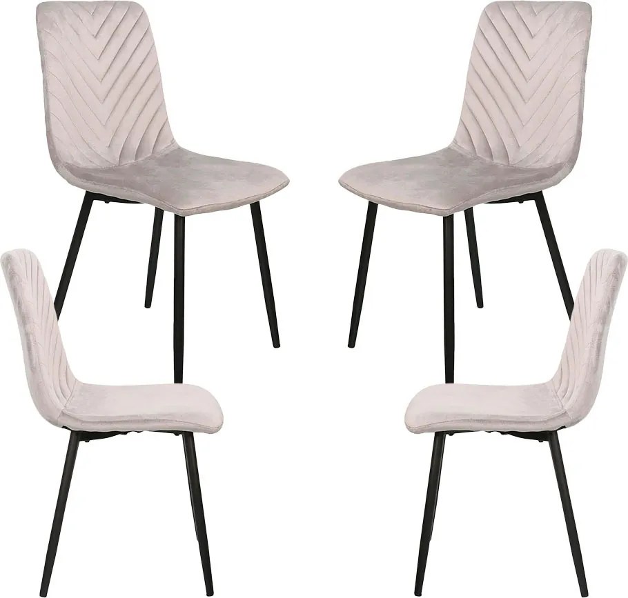 Pakket 4 Stoelen Guri