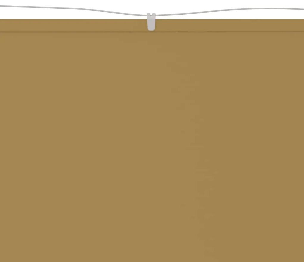 vidaXL Luifel verticaal 180x600 cm oxford stof beige
