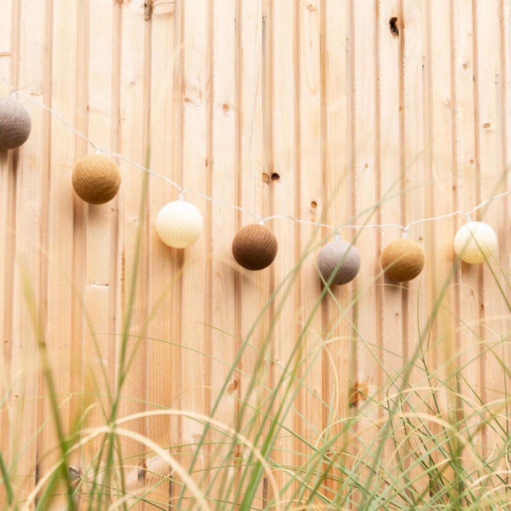Cotton Ball Lights Outdoor lichtslinger - Starter Kit - Caramelo