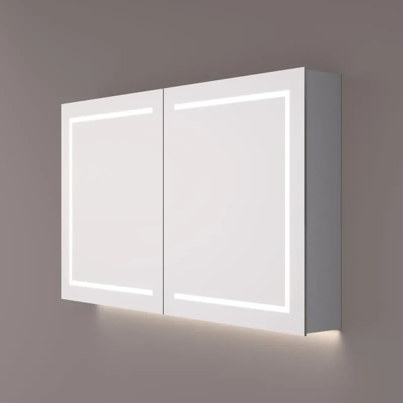 Hipp Design 62000 spiegelkast met LED en spiegelverwarming 100x70x14cm