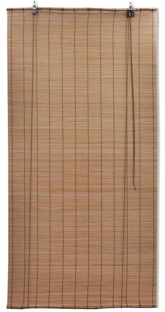 vidaXL Rolgordijn 140x220 cm bamboe bruin