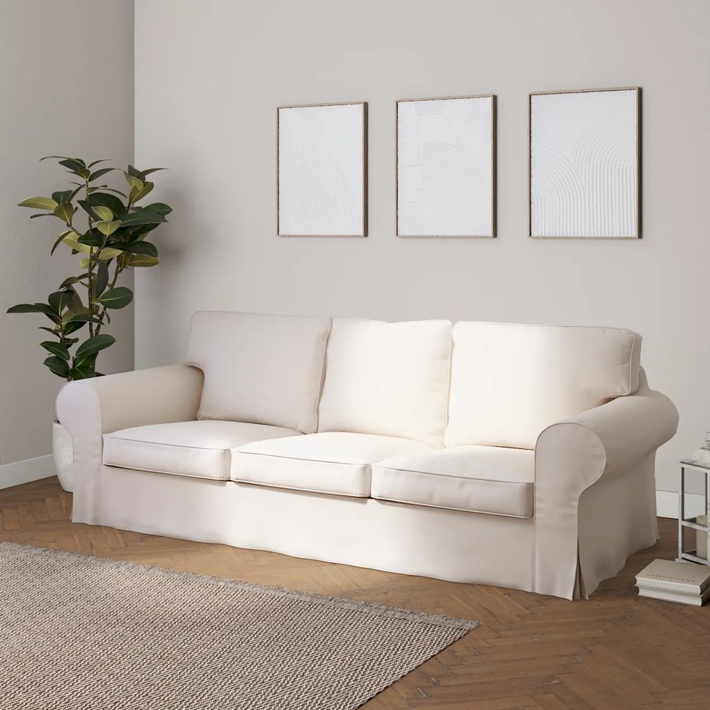Dekoria Ektorp hoes 3-zits slaapbank nieuw model (2013), natuurwit