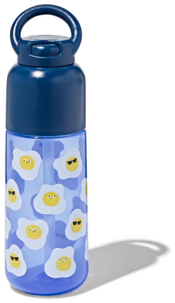 HEMA Waterfles Met Rietje Eitjes 300ml