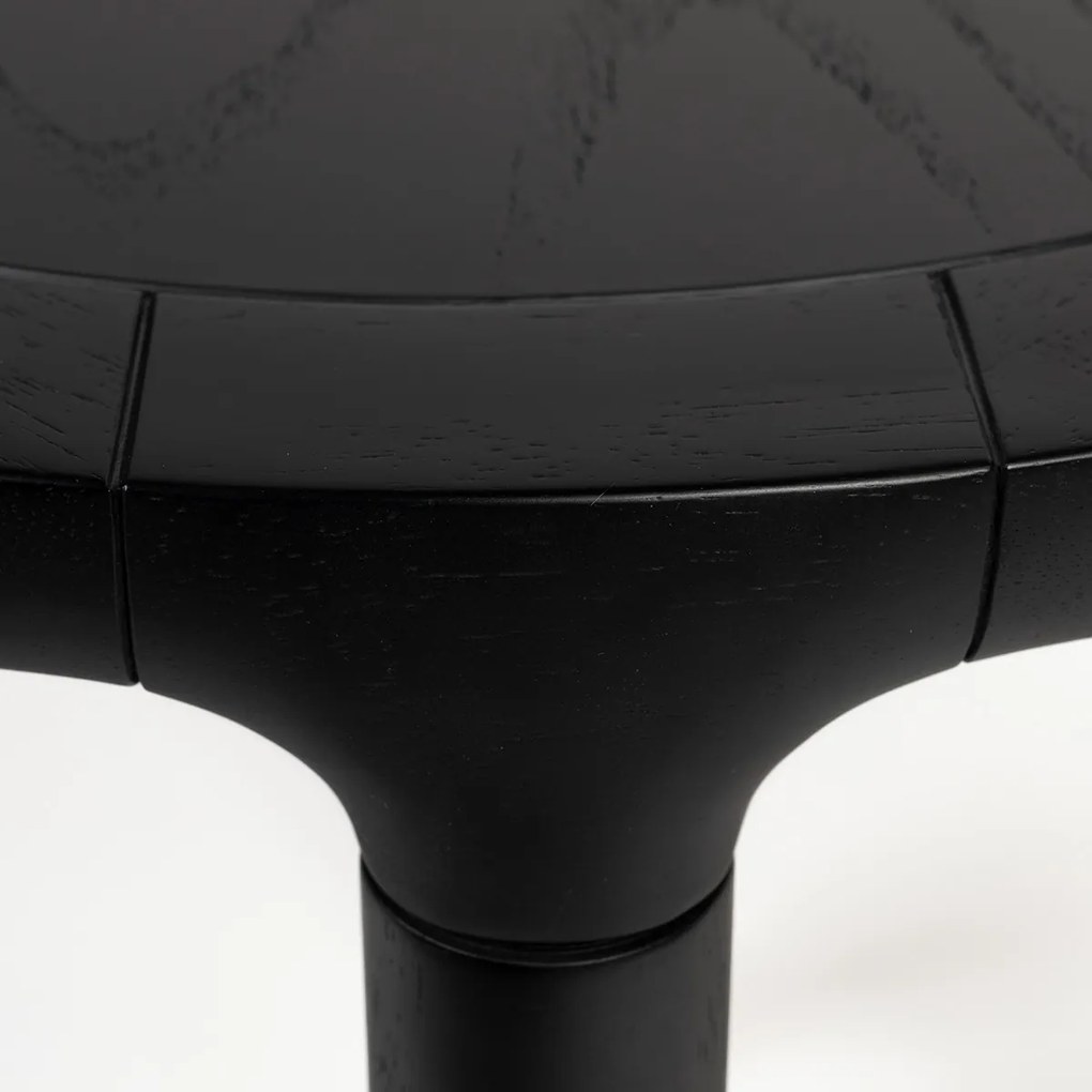 Zuiver Storm Ronde Salontafel Zwart - 55 X 55cm.