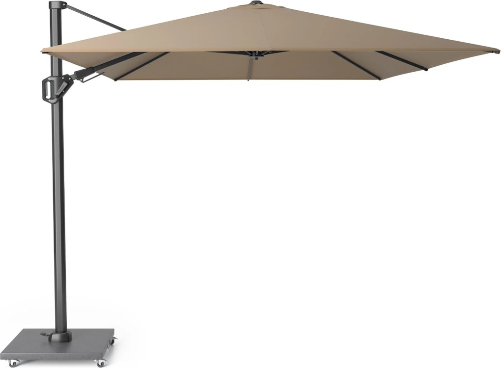 Platinum Challenger zweefparasol 3.5x2.6 m T2 (excl. voet) Taupe