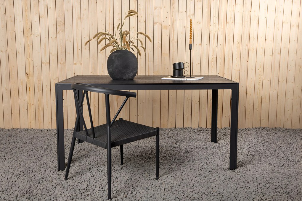 The Outsider Tuintafel - Maeve - 205x90 cm - Polywood - Zwart - The Outsider