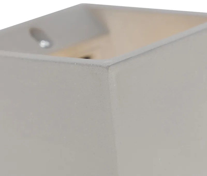 Industrile wandlamp beton met lichteffect - Box Industriele / Industrie / Industrial G9 vierkant Binnenverlichting Lamp