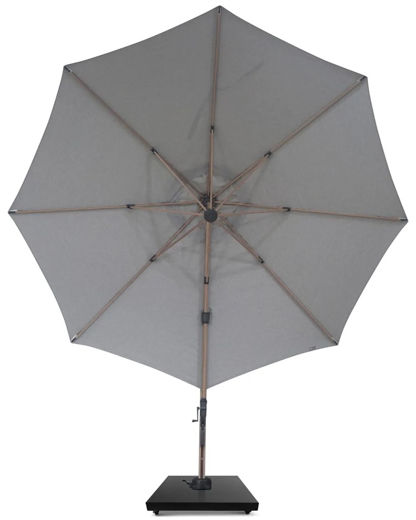 Zweefparasol  3.5m S2 Excellent (excl. voet) Transparant Camello Luna