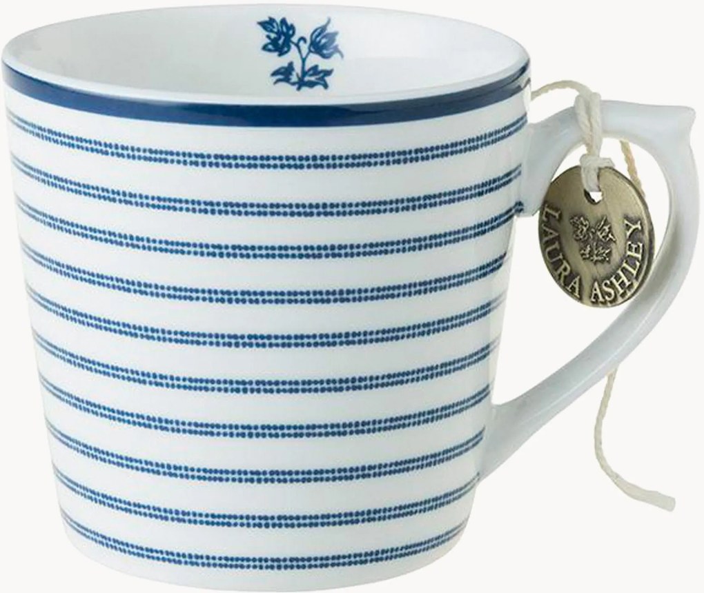 Porseleinen mokken Candy Stripe, 4-delig