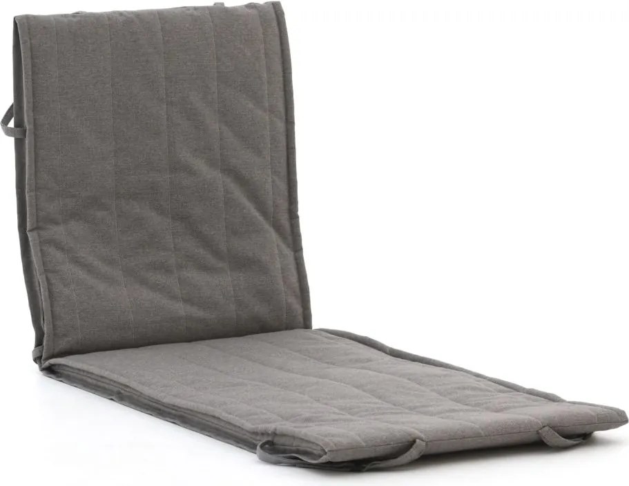 Ligbedkussen Tuin | Grijs-Antraciet  | Polyester/Polypropyleen | Madison | 200x65cm | Kees Smit Tuinmeubelen